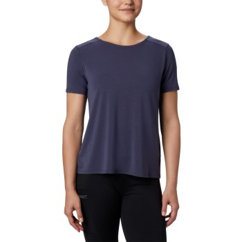 Columbia T-Shirt Dames, Essential Elements Short Sleeve Donkerblauw, 30PMLTVWJ